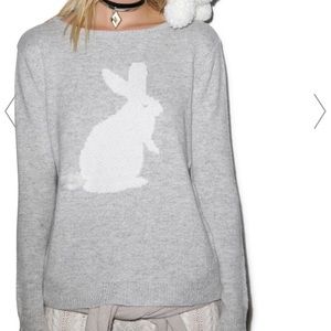 Knitz By For Love & Lemons Snow Bunny Sweater